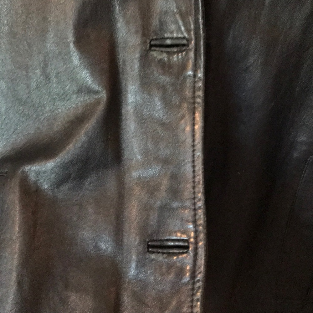 Black leather jacket - Picture 4 of 5
